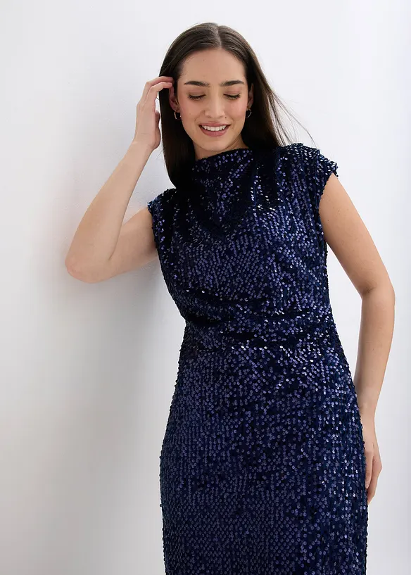 Šaty s flitry, bonprix