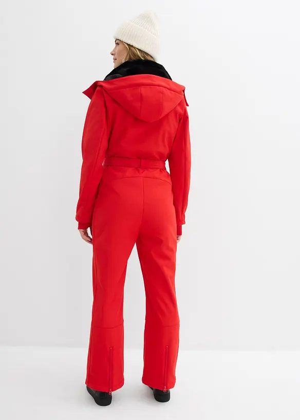 Softshellov&yacute; lyžařsk&yacute; overal s teplou pod&scaron;&iacute;vkou, voděodoln&yacute;, bonprix