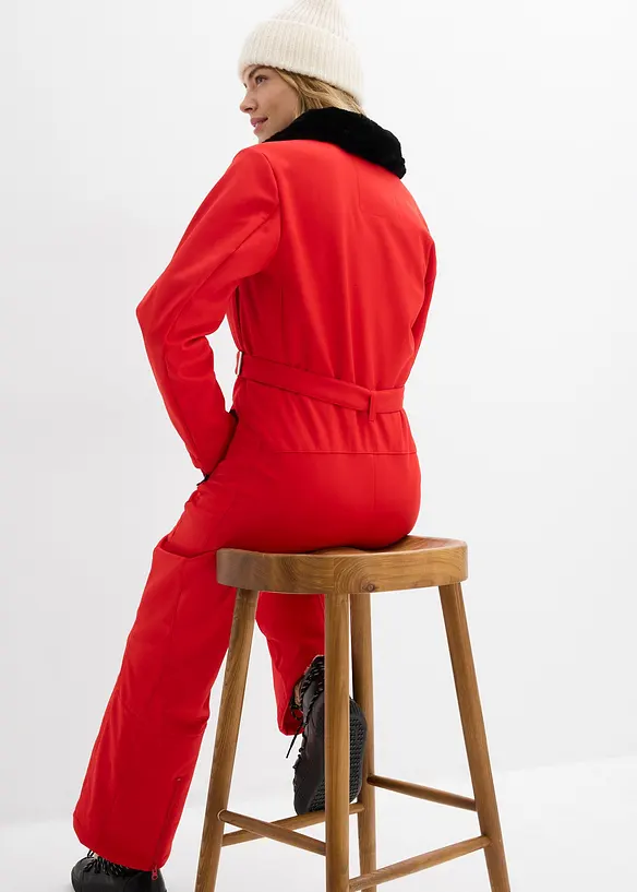 Softshellov&yacute; lyžařsk&yacute; overal s teplou pod&scaron;&iacute;vkou, voděodoln&yacute;, bonprix