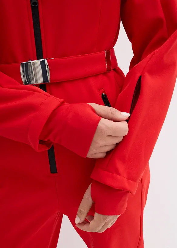 Softshellov&yacute; lyžařsk&yacute; overal s teplou pod&scaron;&iacute;vkou, voděodoln&yacute;, bonprix