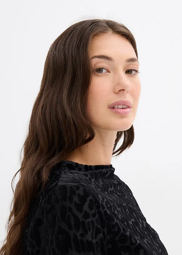 Žerzejové triko s dlouhým rukávem, bonprix