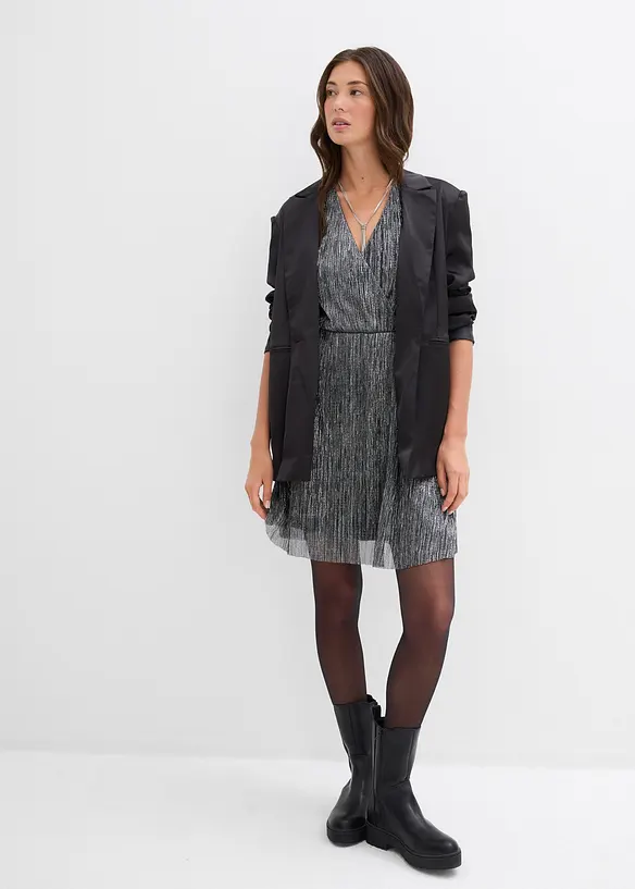 Krátké třpytivé šaty, bonprix