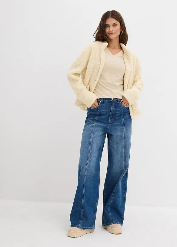 Přiléhavé triko s dlouhým rukávem, bonprix