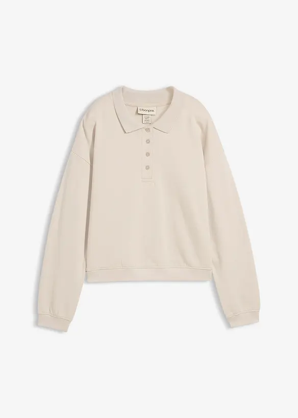 Mikina z čisté organické bavlny, bonprix