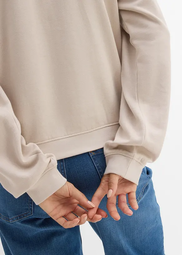 Mikina z čisté organické bavlny, bonprix