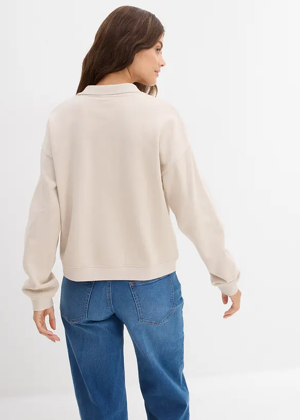 Mikina z čisté organické bavlny, bonprix