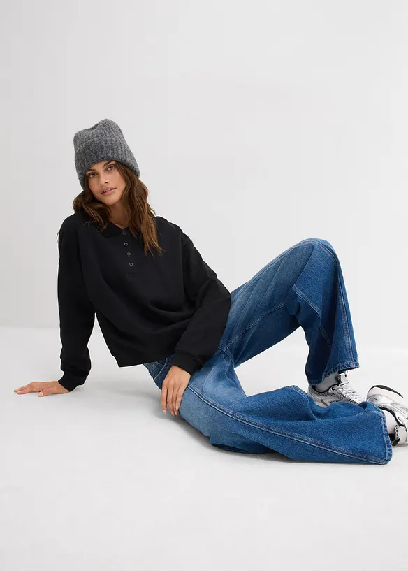 Mikina z čisté organické bavlny, bonprix