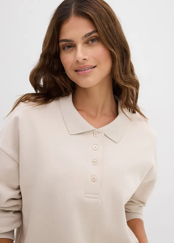 Mikina z čisté organické bavlny, bonprix