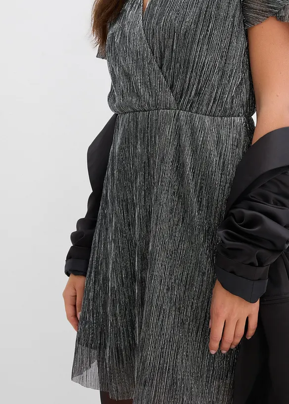 Krátké třpytivé šaty, bonprix