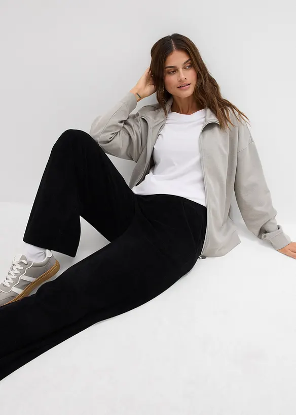 Žerzejové froté kalhoty, bonprix