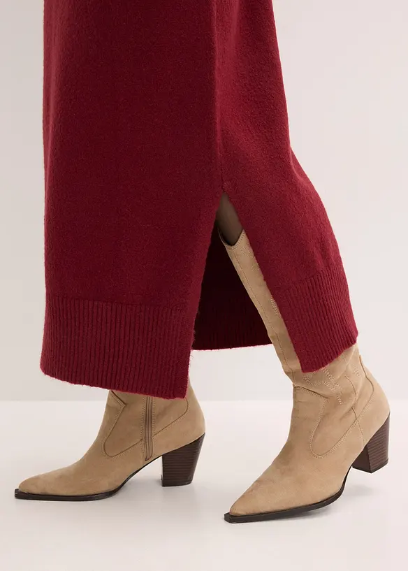 Oversize pleten&eacute; &scaron;aty v d&eacute;lce midi, bonprix