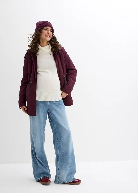 Hebk&aacute; oboustrann&aacute; těhotensk&aacute; a nosic&iacute; bunda 6 v 1, bonprix