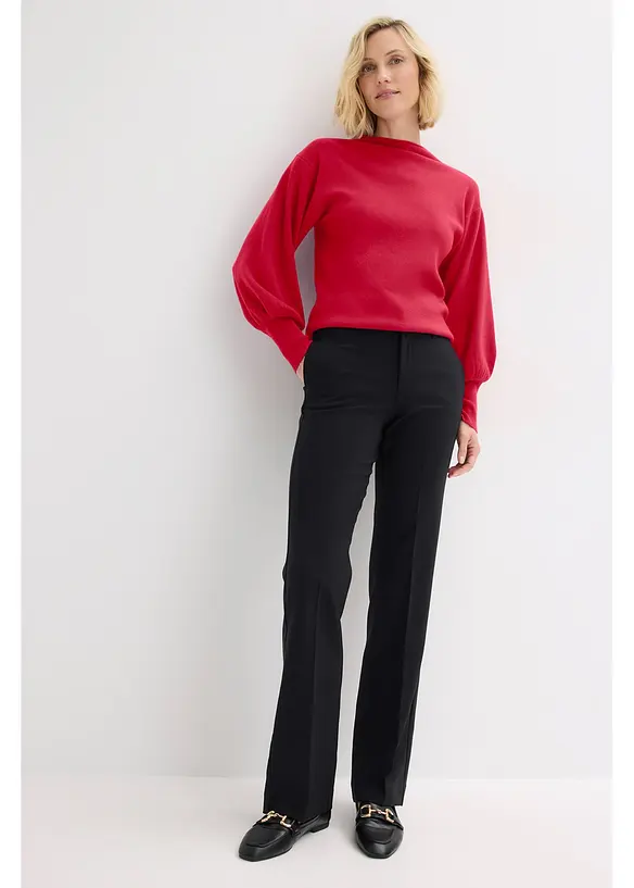 Velmi žensk&eacute; kalhoty s puky, bonprix