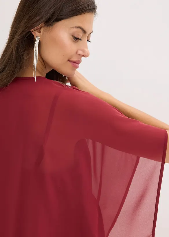 Oversized halenka s pajetkovou vsadkou, bonprix