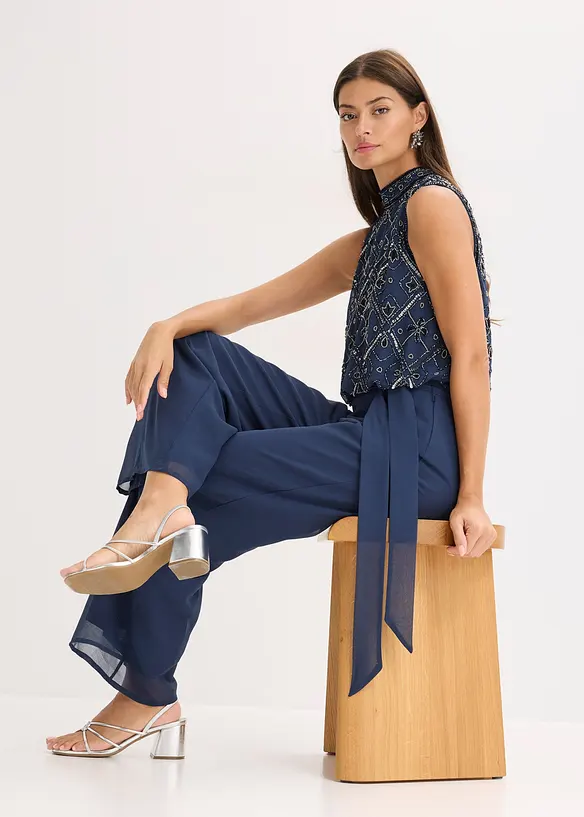 Overal s perličkovou výšivkou, bonprix