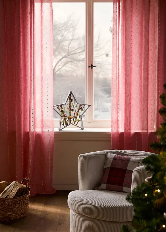 Závěs s tkanými proužky (1 kus v balení), bonprix