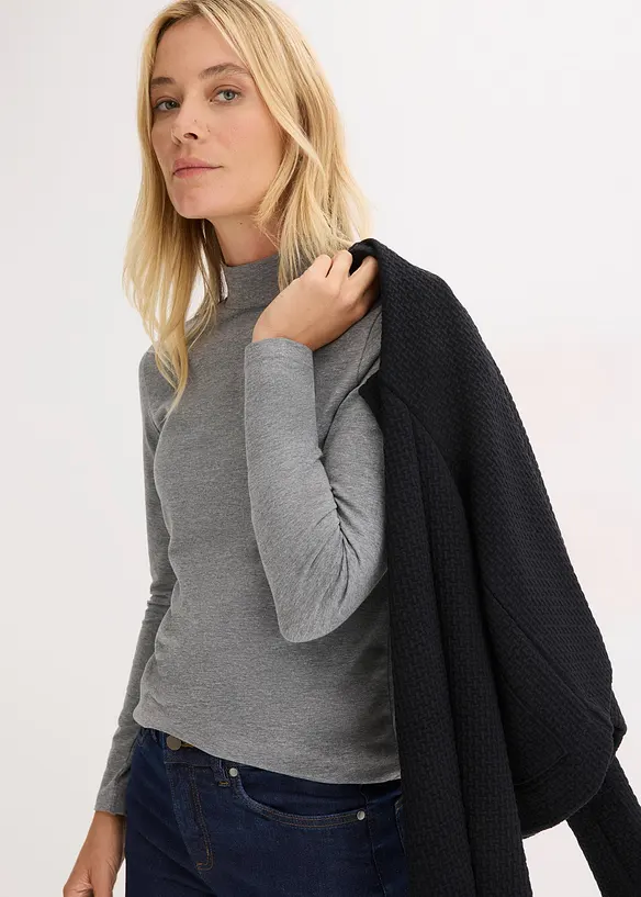 Přil&eacute;hav&eacute; tričko s dlouh&yacute;m ruk&aacute;vem, bonprix