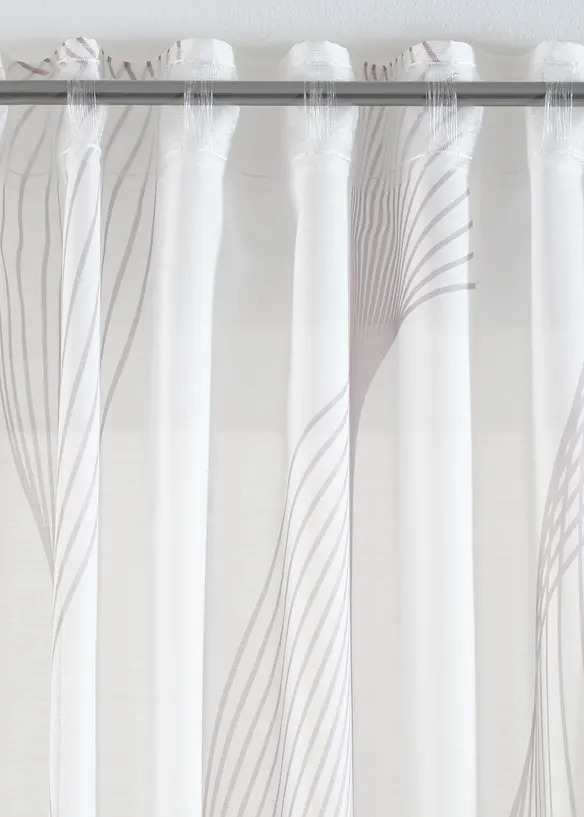 Záclona s potiskem vln (1 ks v balení), bonprix