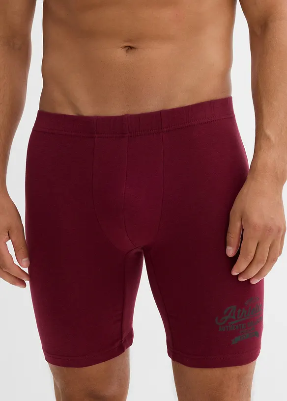 Dlouhé přiléhavé boxerky s bavlnou (3 ks v balení), bonprix