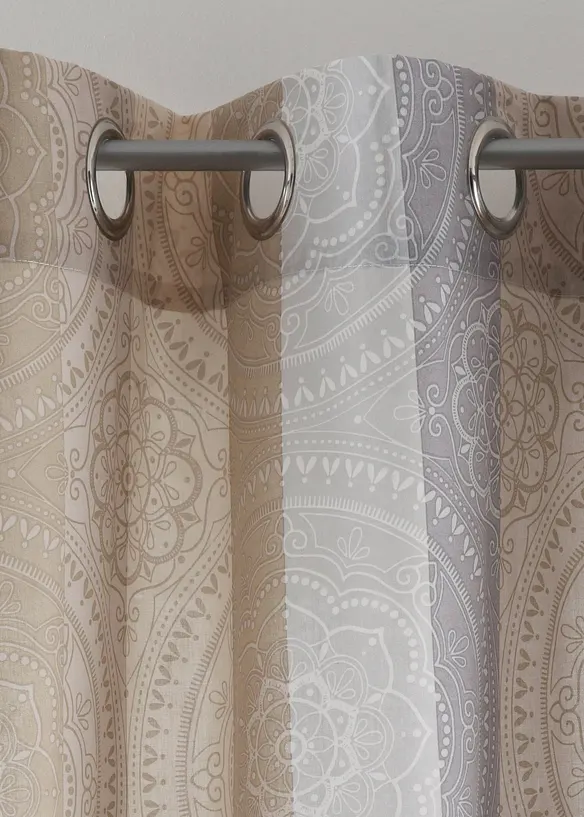 Neprůhledn&yacute; z&aacute;věs s proužky (1 ks) s recyklovan&yacute;m polyesterem, bonprix