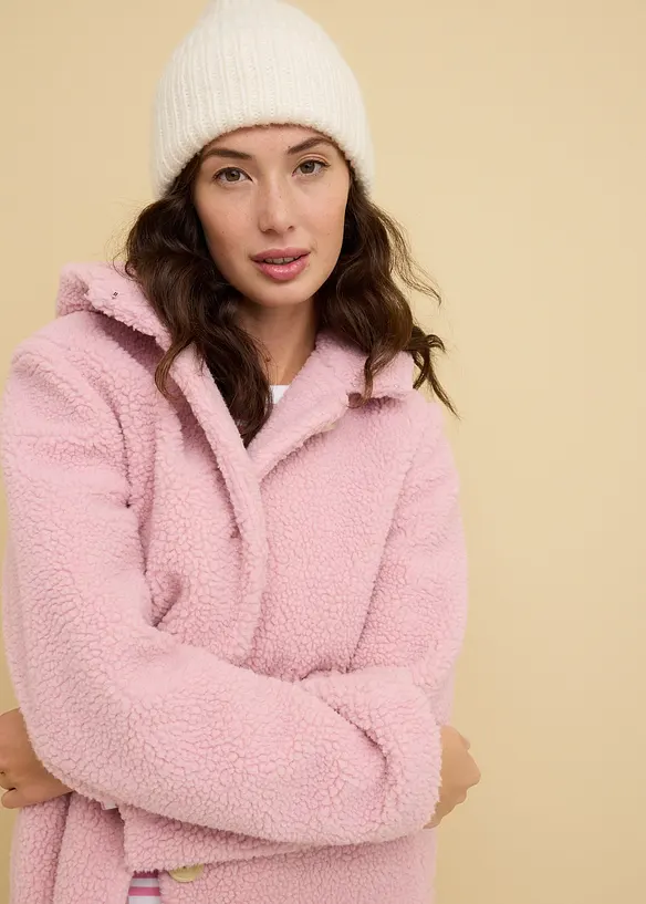 Ply&scaron;ov&yacute; kab&aacute;t s kapuc&iacute; a kapsami, bonprix