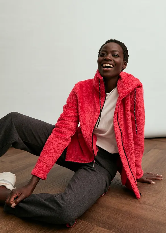 Bunda z medv&iacute;dkov&eacute;ho fl&iacute;su, bonprix