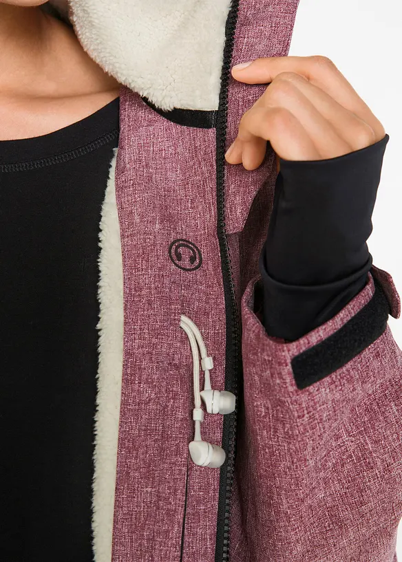 Funkčn&iacute; outdoorov&aacute; bunda s medv&iacute;dkov&yacute;m fl&iacute;sem, nepromokav&aacute;, bonprix