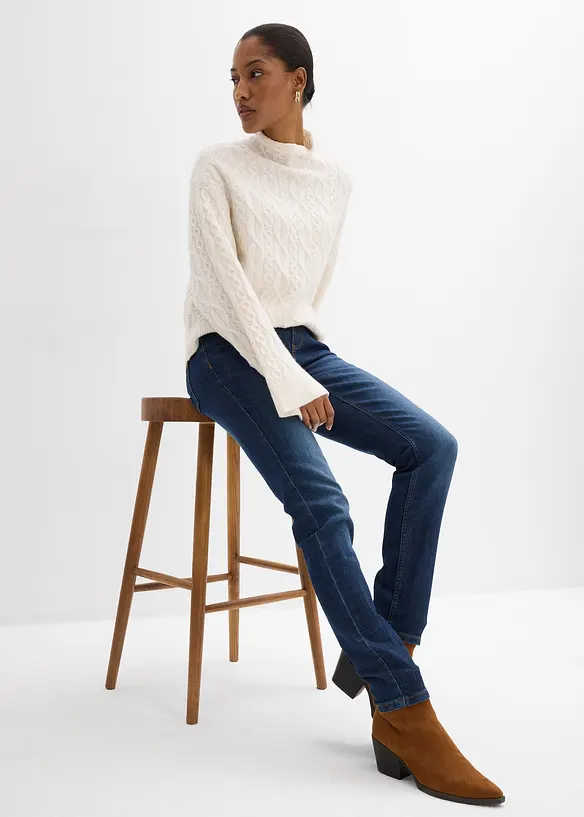 Strečové džíny Skinny, Mid Waist, bonprix