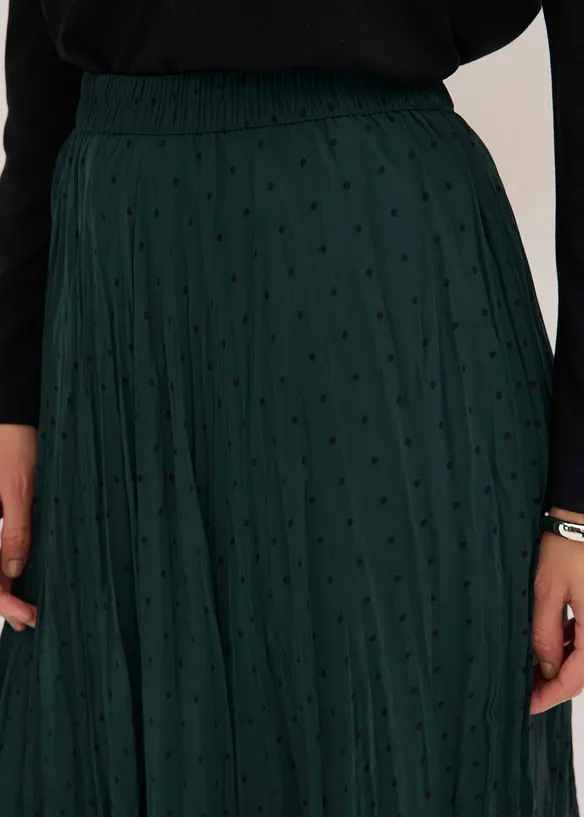 Šifónová sukně se zmačkanou úpravou, bonprix