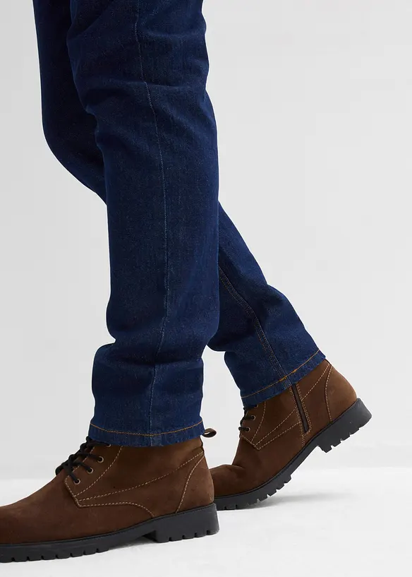 Džíny Classic Fit Straight, po stranách pružný pas, bonprix