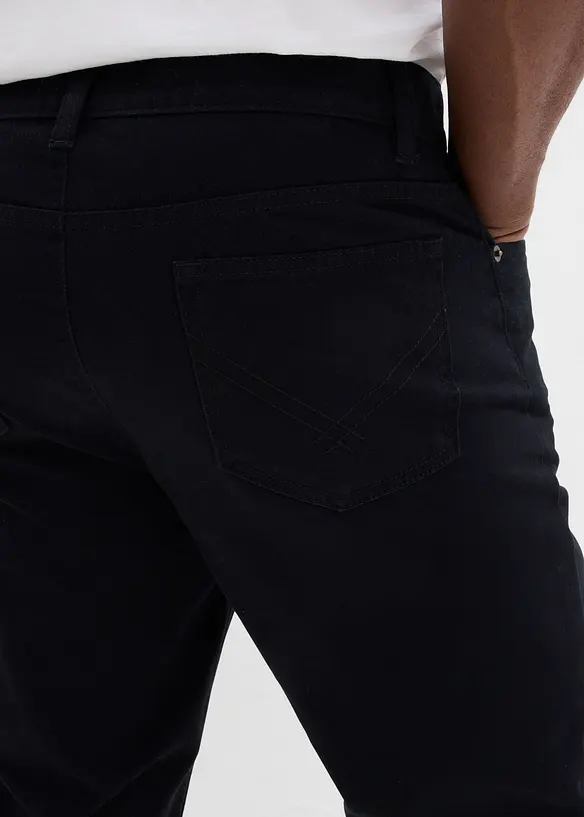 Keprové kalhoty z čisté bavlny Regular Fit, Straight, bonprix