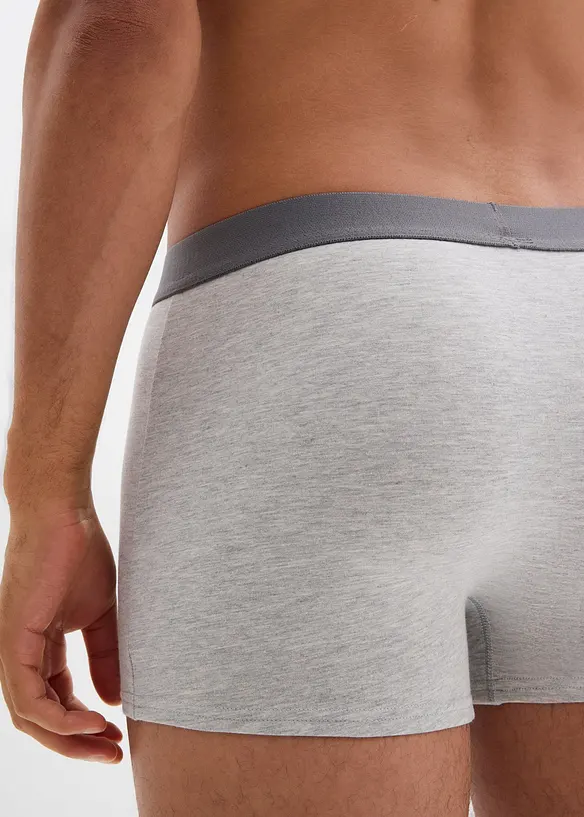 Přil&eacute;hav&eacute; boxerky s bavlnou  (3 ks v balen&iacute;), bonprix