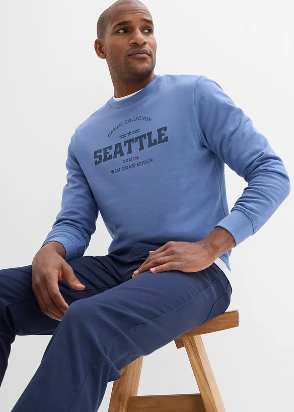 Mikina z čist&eacute; organick&eacute; bavlny (2 ks v balen&iacute;), bonprix