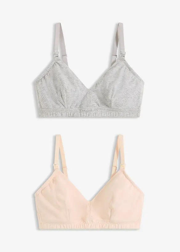 Kojic&iacute; podprsenka bez kostic, s organickou bavlnou (2 ks v balen&iacute;), bonprix