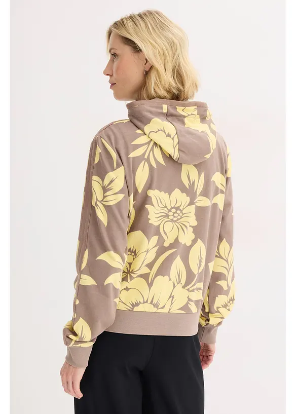 Mikina na zap&iacute;n&aacute;n&iacute;, s bavlnou, bonprix