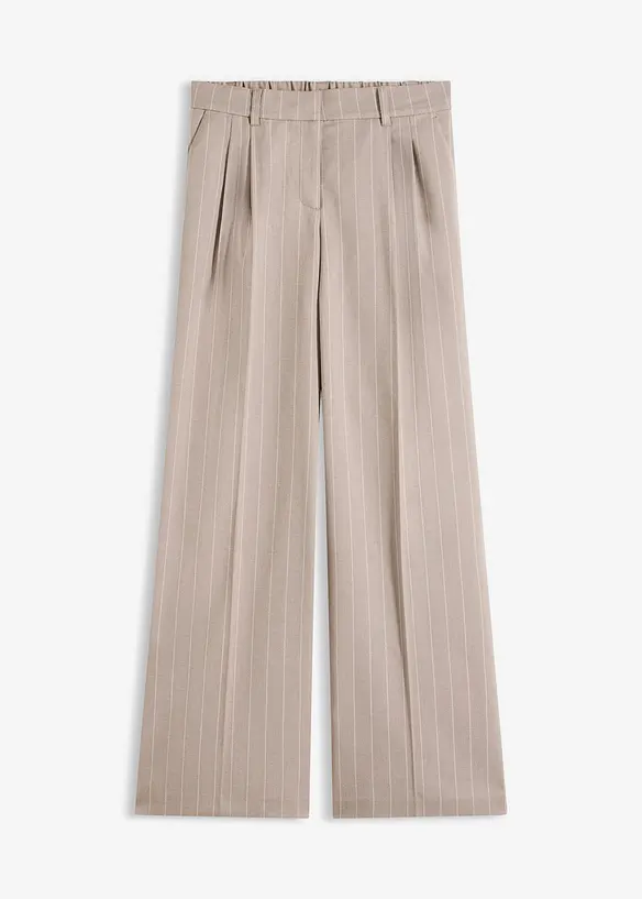 Kalhoty Marlene s vlasov&yacute;m proužkem, bonprix