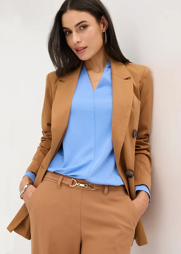 Tričko s dlouh&yacute;m ruk&aacute;vem, bonprix