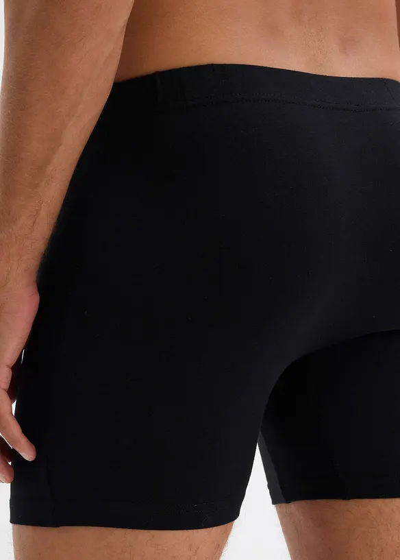 Přiléhavé středně dlouhé boxerky s bavlnou (5 ks v balení), bonprix