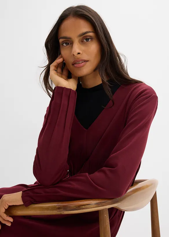 Pohodln&eacute; &scaron;aty s ozdobn&yacute;mi sklady, z visk&oacute;zov&eacute; směsi, bonprix