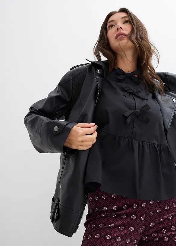 Halenka s ozdobnými mašličkami, bonprix