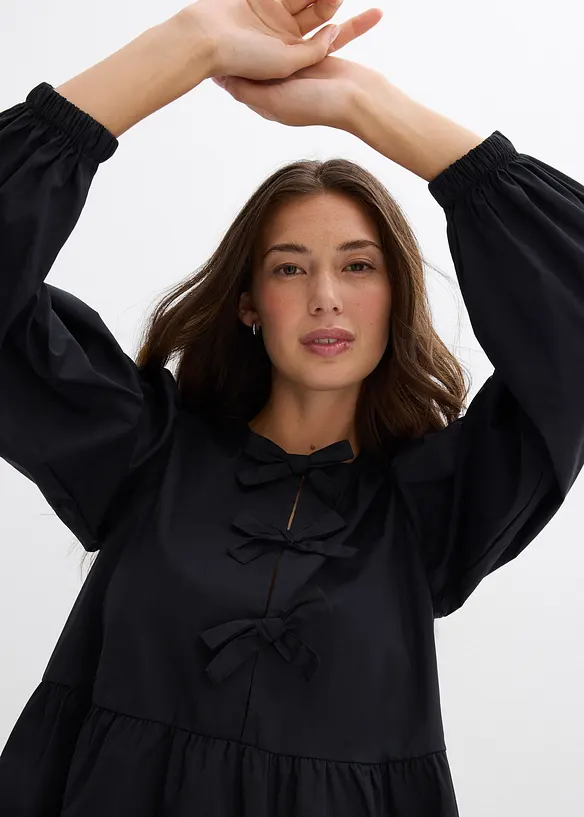 Halenka s ozdobnými mašličkami, bonprix