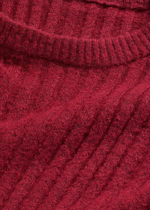 Žebrovan&yacute; oversized svetr, bonprix