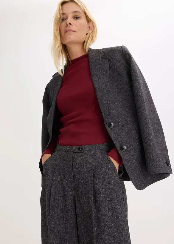 Kalhoty Marlene z měkk&eacute; visk&oacute;zov&eacute; směsi, bonprix