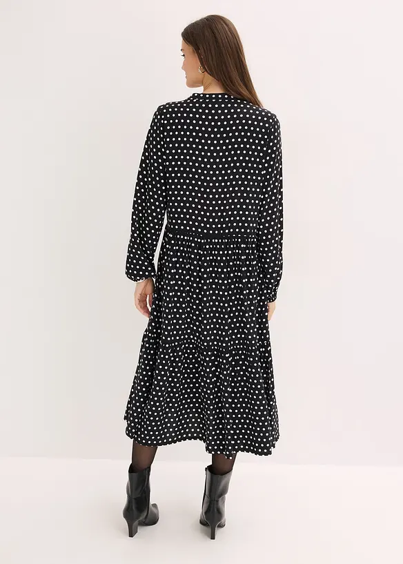 Midi &scaron;aty ze spl&yacute;vav&eacute; visk&oacute;zy, bonprix