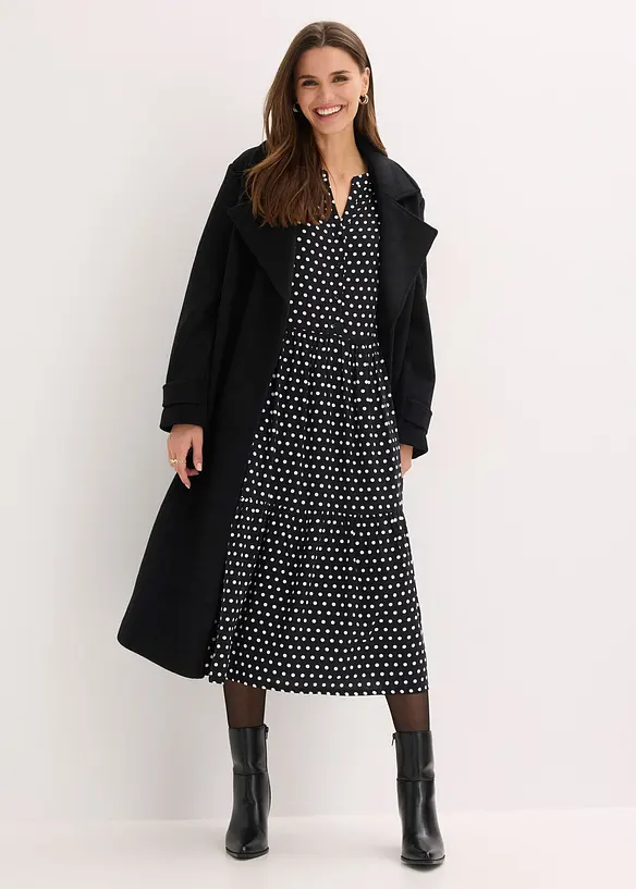 Midi &scaron;aty ze spl&yacute;vav&eacute; visk&oacute;zy, bonprix