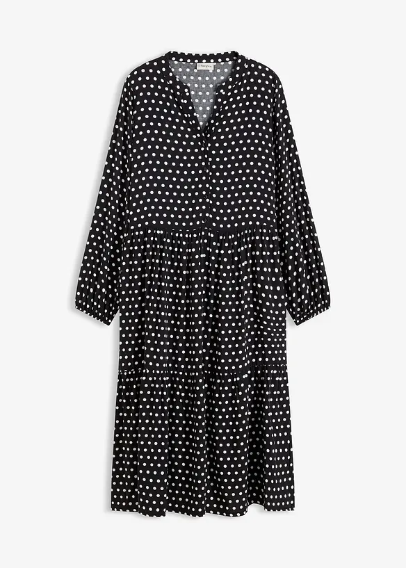 Midi &scaron;aty ze spl&yacute;vav&eacute; visk&oacute;zy, bonprix