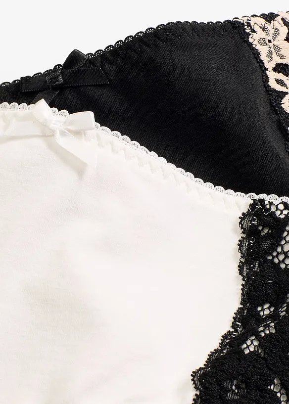 Bokové maxikalhotky s organickou bavlnou (4 ks v balení), bonprix