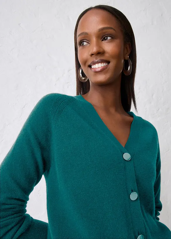 Pletený kašmírový kabátek s podílem Good Cashmere Standard®, bonprix