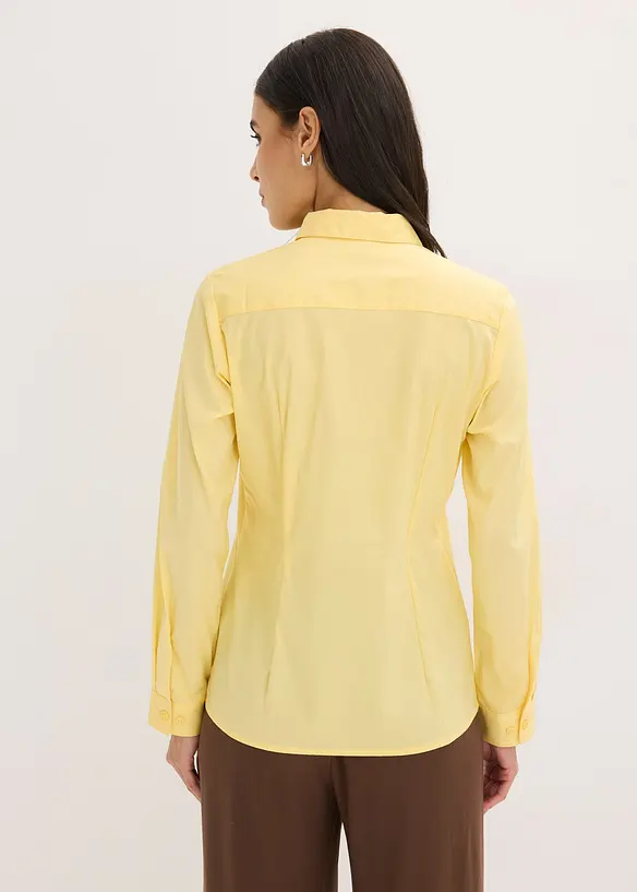 Strečov&aacute; halenka, dlouh&yacute; ruk&aacute;v, bonprix