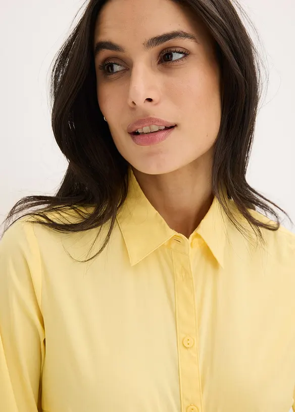 Strečov&aacute; halenka, dlouh&yacute; ruk&aacute;v, bonprix